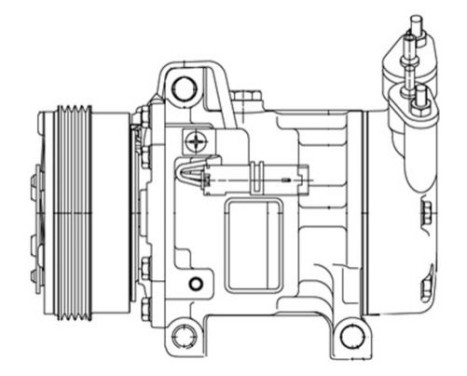 Compressor, air conditioning BEHR *** PREMIUM LINE ***, Image 2