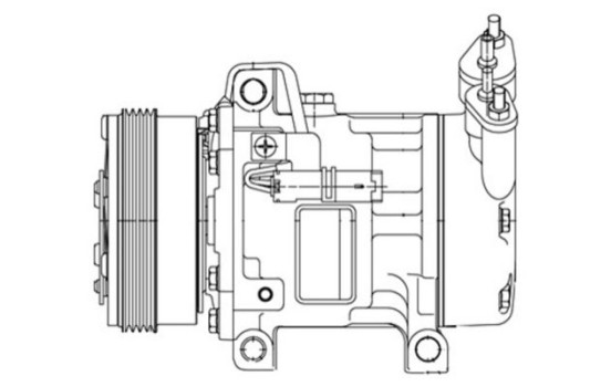 Compressor, air conditioning BEHR *** PREMIUM LINE ***, Image 2