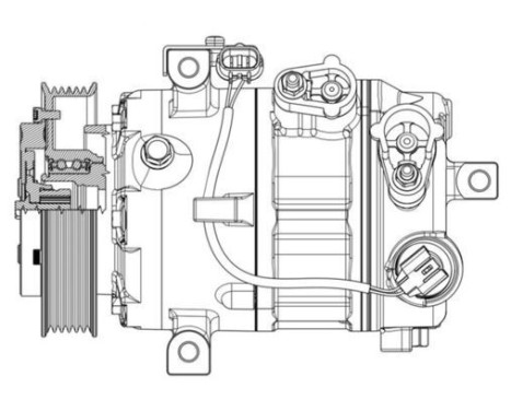 Compressor, air conditioning BEHR *** PREMIUM LINE ***, Image 5