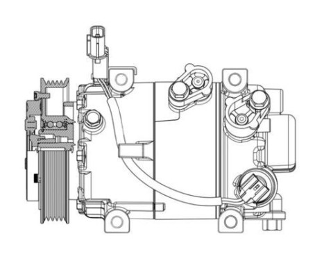 Compressor, air conditioning BEHR *** PREMIUM LINE ***, Image 2