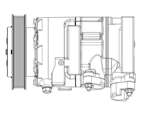 Compressor, air conditioning BEHR *** PREMIUM LINE ***, Image 7