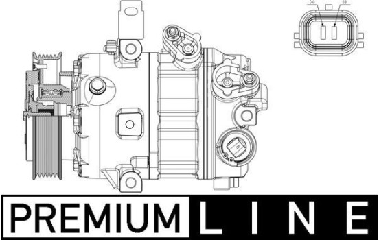 Compressor, air conditioning BEHR *** PREMIUM LINE ***, Image 2