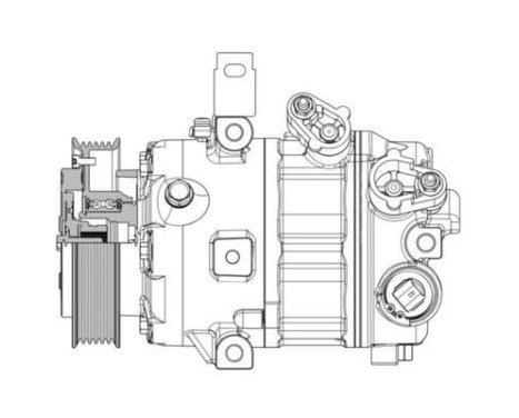 Compressor, air conditioning BEHR *** PREMIUM LINE ***, Image 3