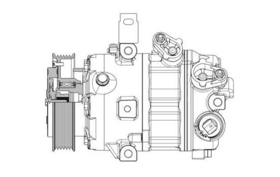 Compressor, air conditioning BEHR *** PREMIUM LINE ***, Image 4