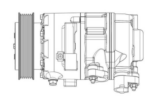 Compressor, air conditioning BEHR *** PREMIUM LINE ***, Image 6