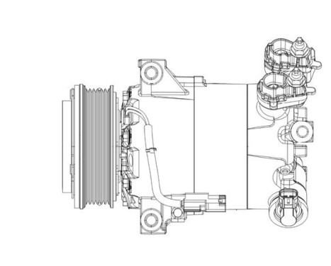 Compressor, air conditioning BEHR *** PREMIUM LINE ***, Image 4