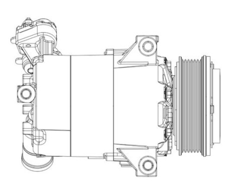 Compressor, air conditioning BEHR *** PREMIUM LINE ***, Image 6