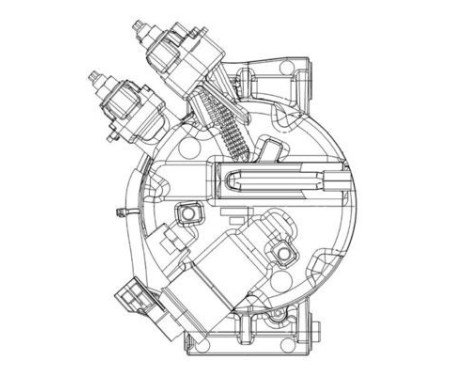 Compressor, air conditioning BEHR *** PREMIUM LINE ***, Image 7