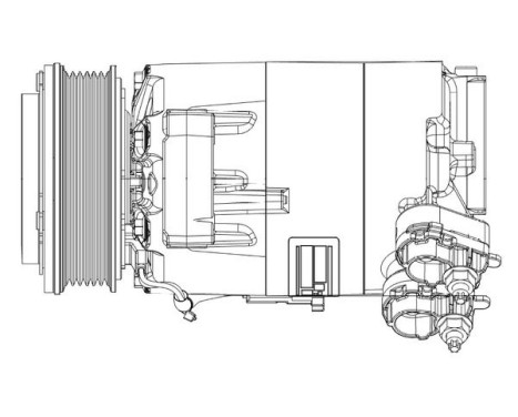 Compressor, air conditioning BEHR *** PREMIUM LINE ***, Image 8