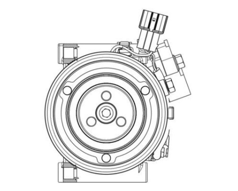 Compressor, air conditioning BEHR *** PREMIUM LINE ***, Image 3