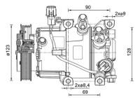 Compressor, air conditioning BEHR *** PREMIUM LINE ***