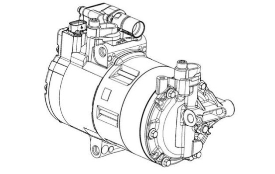 Compressor, air conditioning BEHR *** PREMIUM LINE ***, Image 3