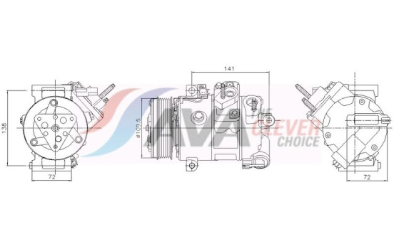 Compressor, air conditioning ** CLEVER FIT **