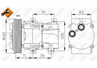 Compressor, air conditioning EASY FIT