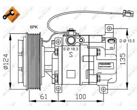 Compressor, air conditioning EASY FIT, Image 3
