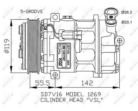 Compressor, air conditioning EASY FIT, Image 2