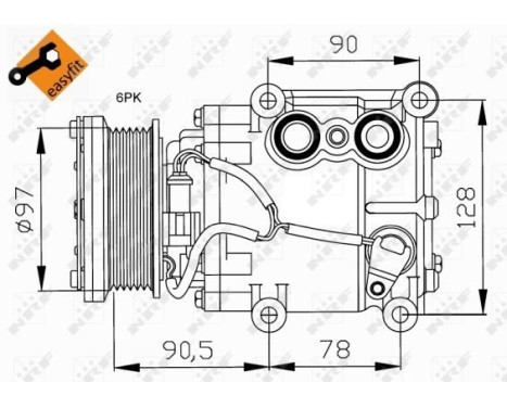 Compressor, air conditioning EASY FIT, Image 6