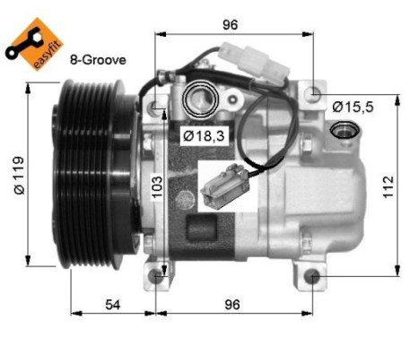 Compressor, air conditioning EASY FIT, Image 3