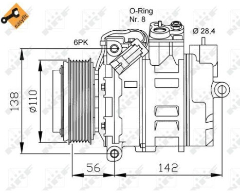Compressor, air conditioning EASY FIT