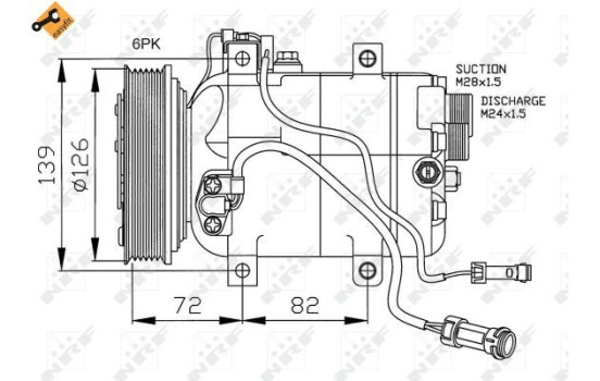Compressor, air conditioning EASY FIT