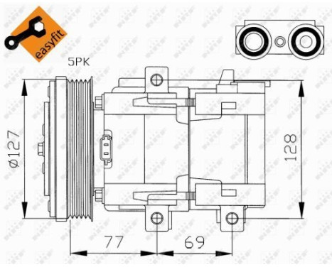 Compressor, air conditioning EASY FIT
