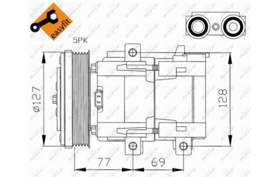 Compressor, air conditioning EASY FIT
