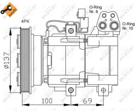 Compressor, air conditioning EASY FIT, Image 3