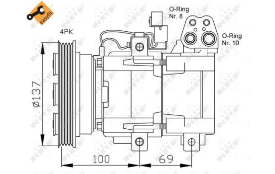 Compressor, air conditioning EASY FIT, Image 2