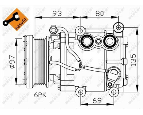 Compressor, air conditioning EASY FIT, Image 3