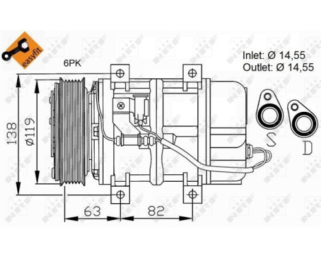 Compressor, air conditioning EASY FIT, Image 6