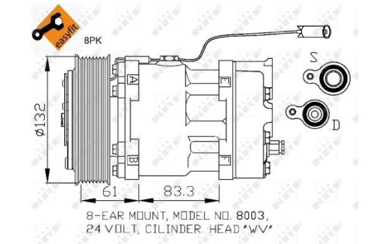 Compressor, air conditioning EASY FIT, Image 4