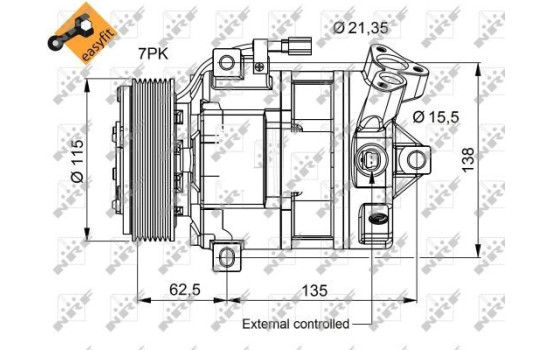 Compressor, air conditioning EASY FIT, Image 3