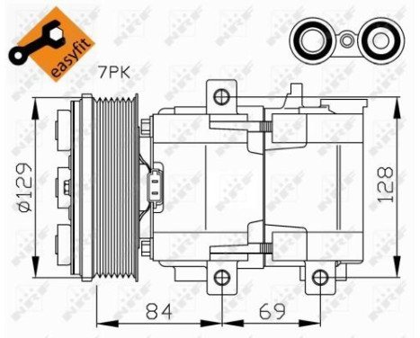 Compressor, air conditioning EASY FIT, Image 6