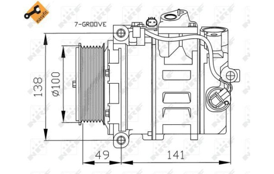 Compressor, air conditioning EASY FIT, Image 2