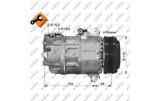 Compressor, air conditioning EASY FIT
