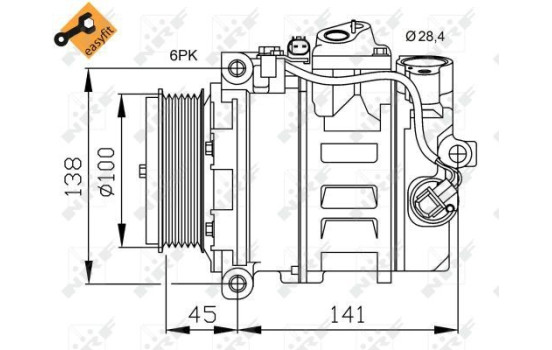 Compressor, air conditioning EASY FIT, Image 3