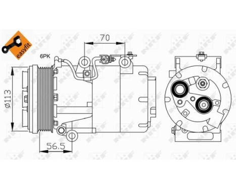 Compressor, air conditioning EASY FIT, Image 4