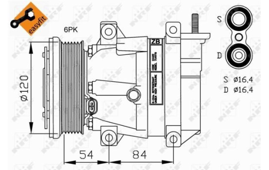 Compressor, air conditioning EASY FIT, Image 6