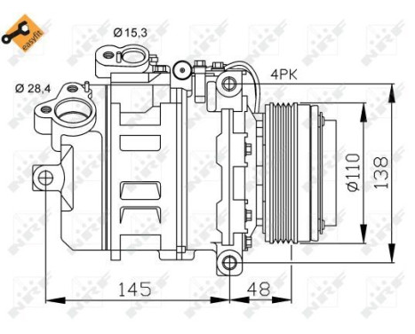 Compressor, air conditioning EASY FIT, Image 5