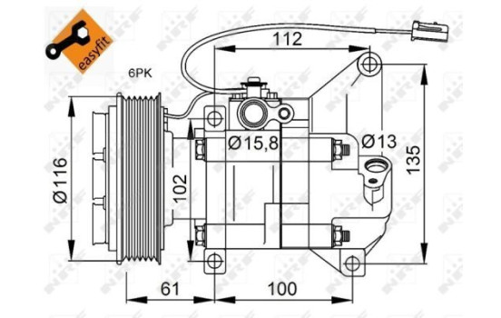 Compressor, air conditioning EASY FIT, Image 2
