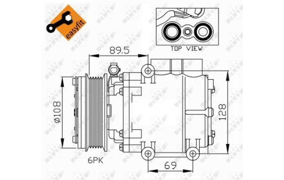 Compressor, air conditioning EASY FIT, Image 3