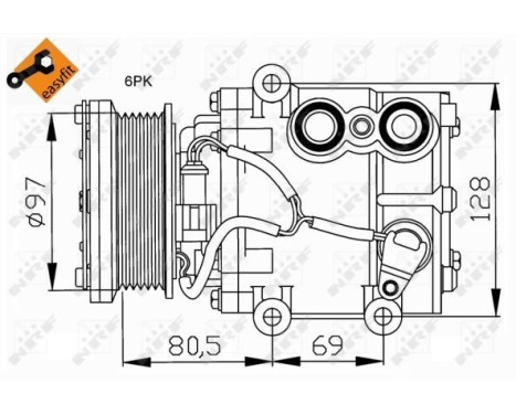 Compressor, air conditioning EASY FIT, Image 3