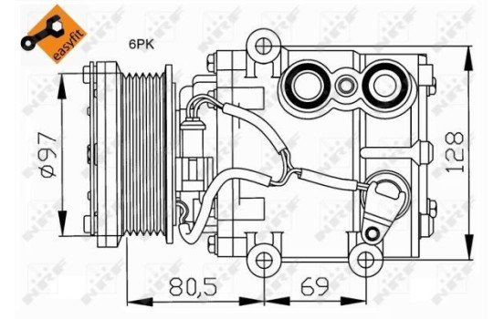 Compressor, air conditioning EASY FIT, Image 3
