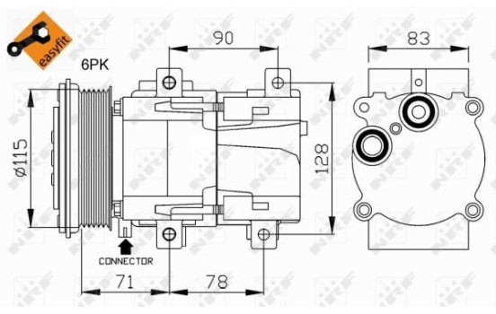 Compressor, air conditioning EASY FIT, Image 4