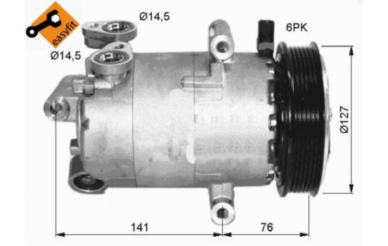 Compressor, air conditioning EASY FIT, Image 3