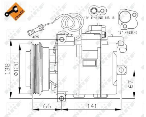 Compressor, air conditioning EASY FIT, Image 4