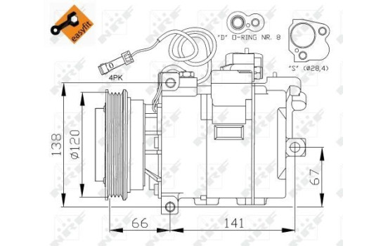 Compressor, air conditioning EASY FIT, Image 3