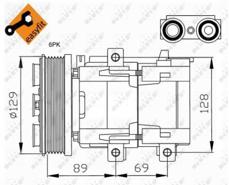 Compressor, air conditioning EASY FIT, Image 6