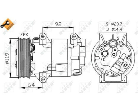 Compressor, air conditioning EASY FIT, Image 6