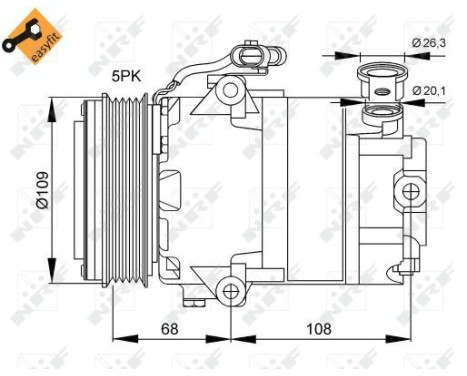 Compressor, air conditioning EASY FIT, Image 6